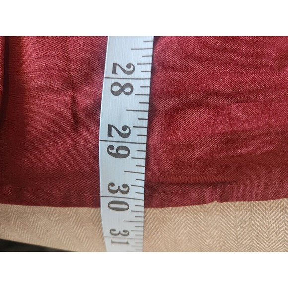 Airwalk Men Button Down Shirt XL Burgundy Long Sleeve Patches Military - Picture 5 of 7